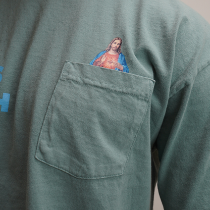 Jesus is With Me Pocket Tee